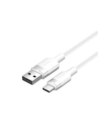 USB 2.0 A to USB-C 3A cable Vention CTNWH 2M (white)