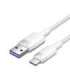 USB 2.0 A to USB-C 6A Vention CTOWH 2M cable (white)