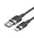 USB 2.0 A to USB-C 6A Vention CTOBH 2M cable (black)