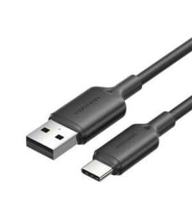 USB 2.0 A to USB-C 3A cable Vention CTQBF 1M (black)