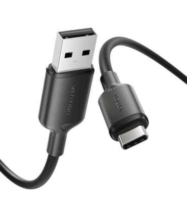 USB 2.0 A to USB-C 3A cable Vention CTQBF 1M (black)