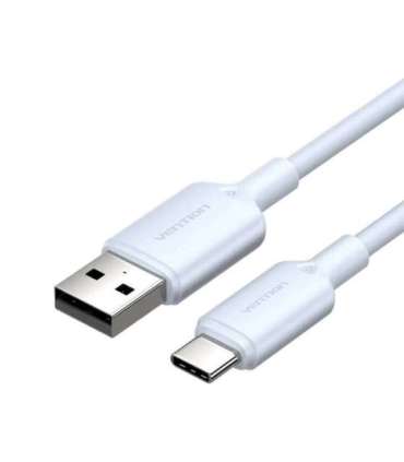 USB 2.0 A to USB-C 3A cable Vention CTQLF 1M (blue)