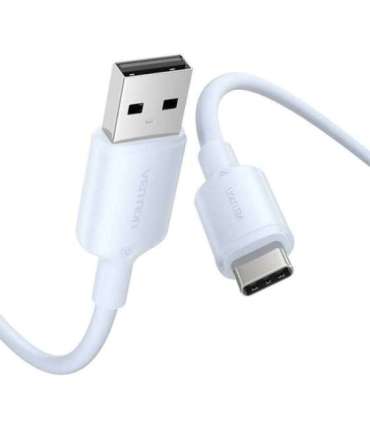 USB 2.0 A to USB-C 3A cable Vention CTQLF 1M (blue)
