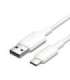 USB 2.0 A to USB-C 3A cable Vention CTQWF 1M (white)