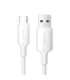 USB 2.0 A to USB-C 3A cable Vention CTQWF 1M (white)