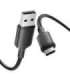 USB 2.0 A to USB-C 3A cable Vention CTQBH 2M (black)