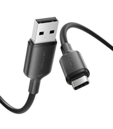 USB 2.0 A to USB-C 3A cable Vention CTQBH 2M (black)
