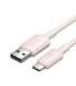 USB 2.0 A to USB-C 3A cable Vention CTQPH 2M (pink)