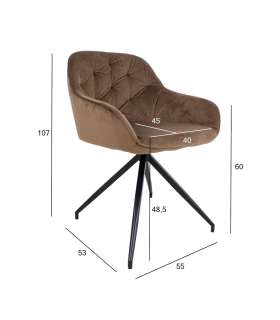 Tool BRIT bee˛, 55x53xH107cm, metall, polüesterkangas