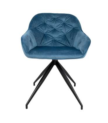 Стул BRIT, синий бархат