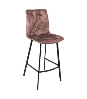 Baaritool AFTON tumeroosa samet