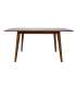 Söögilaud JESPER 120/160x80xH76cm, pähke