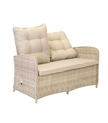 Aiamööblikomplekt EMERALD laud, diivan ja 2 tooli