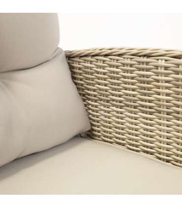 Aiamööblikomplekt EMERALD laud, diivan ja 2 tooli