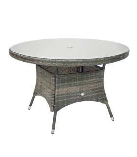 Стол GENEVA  D120xH76см, серый