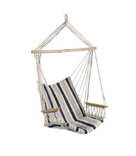 Гамак-качели HIP, синий белый полосатый