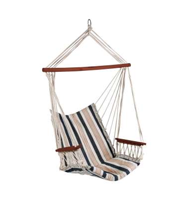 Гамак-качели HIP, синий белый полосатый