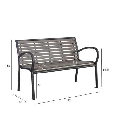 Pink VIOLA 125x62xH80cm, hall