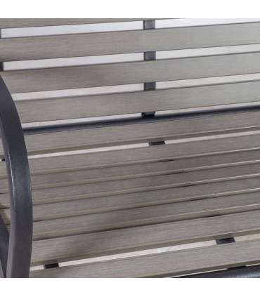 Скамья VIOLA 125x62xH80см, серый