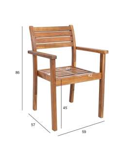 Tool FORTUNA 59x57xH86cm, akaatsia