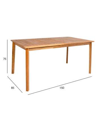 Laud FORTUNA 150x85xH75cm, akaatsia