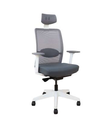 Töötool ANGGUN hall, valge raamiga