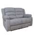Diivan MALINA 2-kohaline manuaalne recliner, helehall