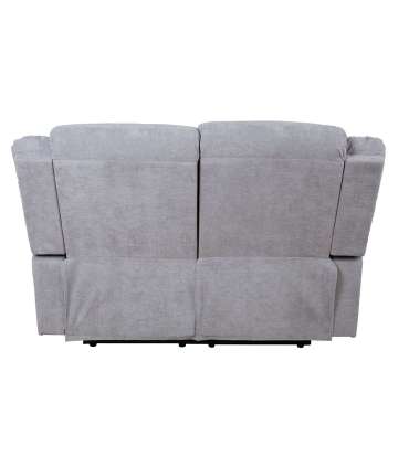 Диван-реклайнер MALINA 2-местный, светло-серый