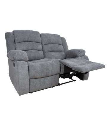 Diivan MALINA 2-kohaline manuaalne recliner, hall