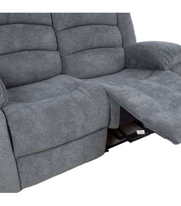 Diivan MALINA 2-kohaline manuaalne recliner, hall