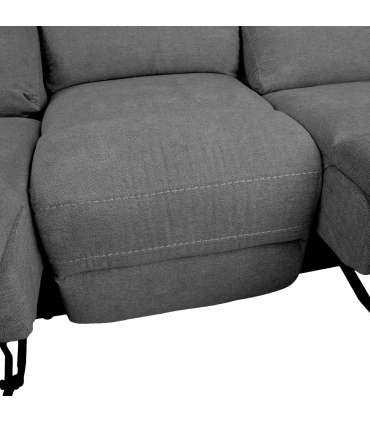 Diivan MIMI 3-kohaline elektriline recliner 208x93xH102cm, hall