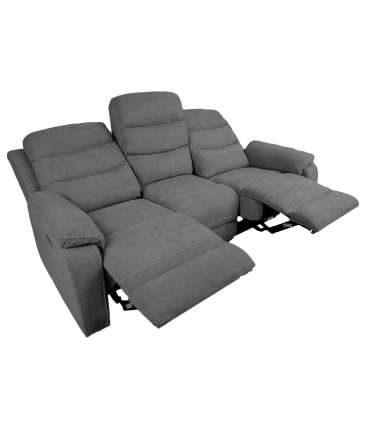 Diivan MIMI 3-kohaline elektriline recliner 208x93xH102cm, hall