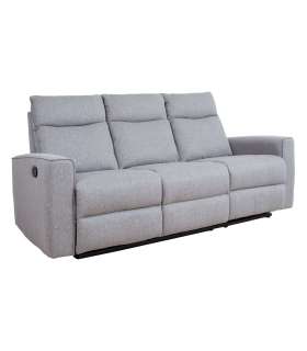 Diivan MORA 3-kohaline manuaalne recliner 204x93xH102cm, hall