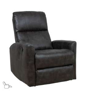 Tugitool DIEGO kiikuv ja pöörlev manuaalne recliner 78x95xH103cm, hall