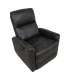 Tugitool DIEGO kiikuv ja pöörlev manuaalne recliner 78x95xH103cm, hall