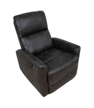 Tugitool DIEGO kiikuv ja pöörlev manuaalne recliner 78x95xH103cm, hall