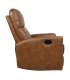 Tugitool DIEGO kiikuv ja pöörlev manuaalne recliner 78x95xH103cm, konjakipruun