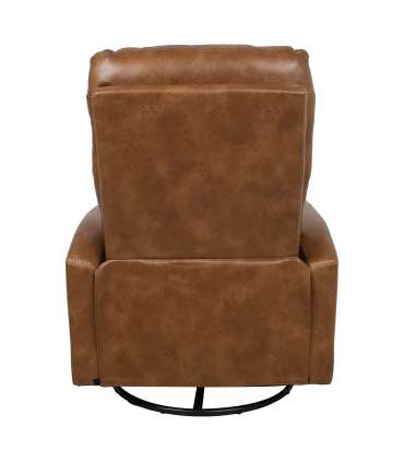 Tugitool DIEGO kiikuv ja pöörlev manuaalne recliner 78x95xH103cm, konjakipruun