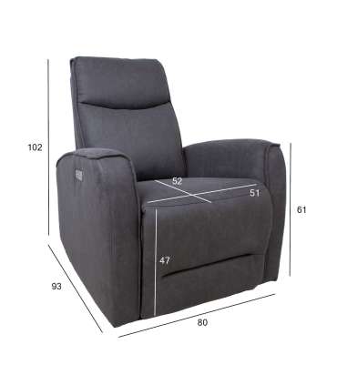 Tugitool BUSTER elektriline recliner, hall
