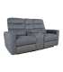 Diivan GASTON 2-kohaline elektriline recliner, hall samet