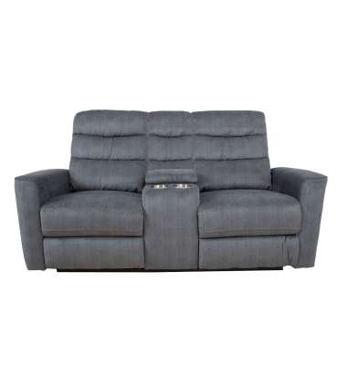 Diivan GASTON 2-kohaline elektriline recliner, hall samet