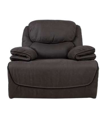 Кресло-реклайнер GASTON, с ручным механизмом, серый