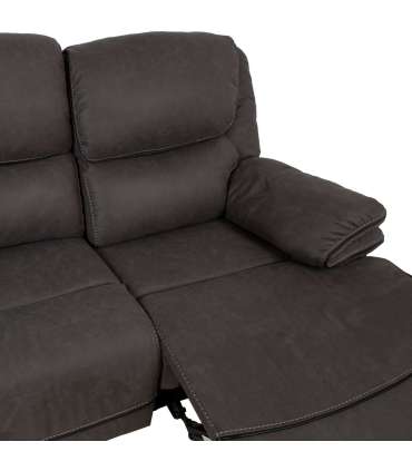 Diivan GORDY 2-kohaline manuaalne recliner 163x93xH106cm, hall