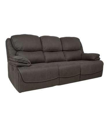Diivan GORDY 3-kohaline manuaalne recliner 224x93xH106cm, hall