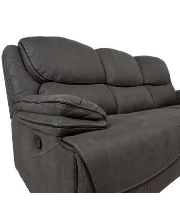 Diivan GORDY 3-kohaline manuaalne recliner 224x93xH106cm, hall