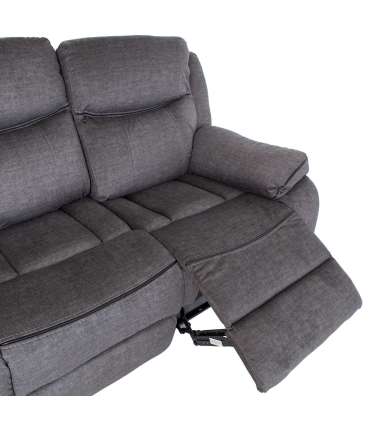 Diivan GENTRY 3-kohaline manuaalne recliner 210x98xH104cm, hall