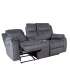 Diivan GENTRY 2-kohaline manuaalne recliner 190x98xH104cm, hall