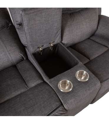 Diivan GENTRY 2-kohaline manuaalne recliner 190x98xH104cm, hall