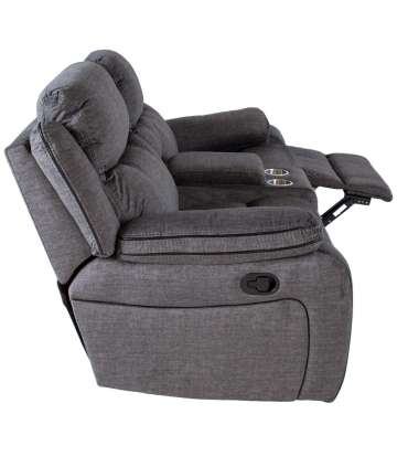 Diivan GENTRY 2-kohaline manuaalne recliner 190x98xH104cm, hall