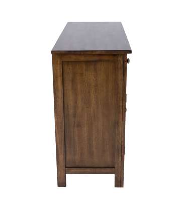 Kummut JAMES 120x46xH91cm, rustik tamm